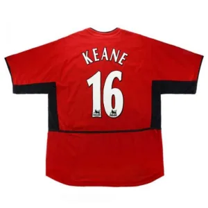 Manchester United KEANE 2002 2004 Retro-Heimtrikot - Rot