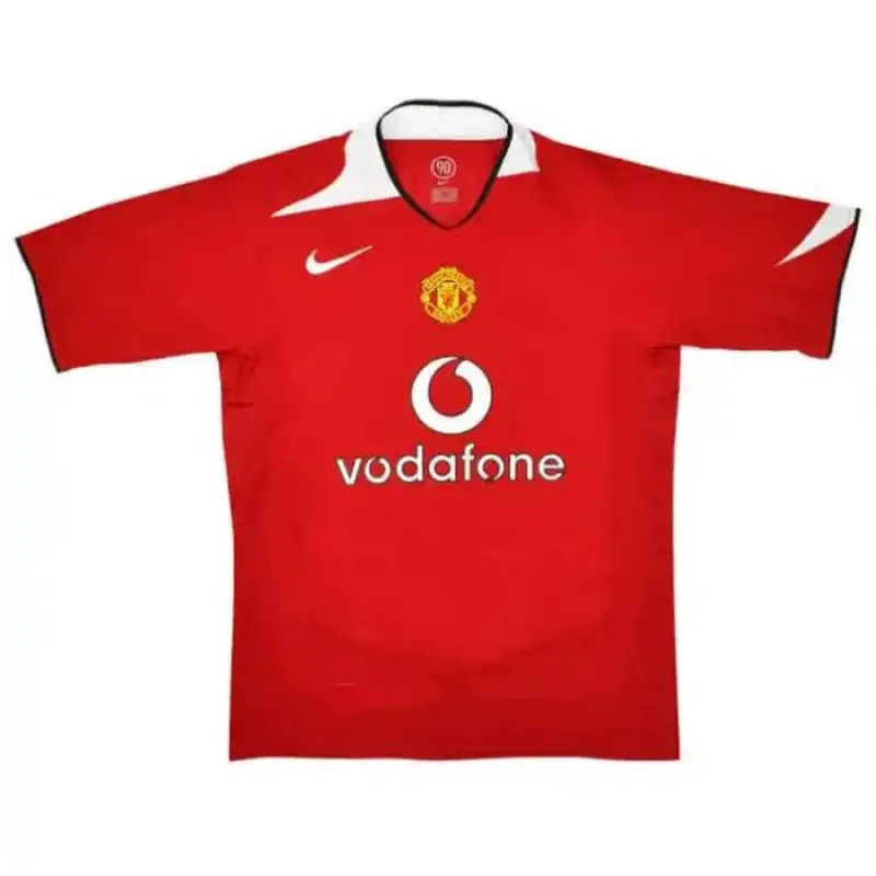 Manchester United SCHOLES 2004 2006 Retro-Heimtrikot - Rot