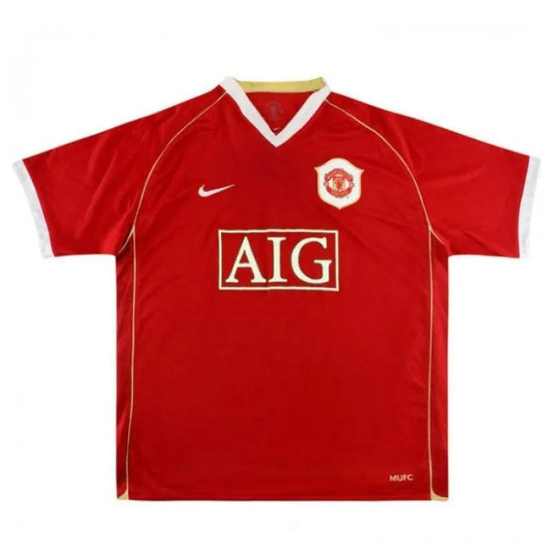 Manchester United 2006/07 Maglia casalinga retrò - Rossa