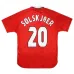 Manchester United SOLSKJAER 1997 2000 Maillot domicile rétro - Rouge