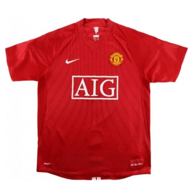 Manchester United 2007 2009 Camiseta retro local - Roja