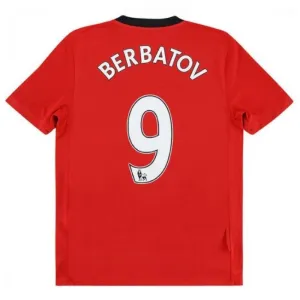 Manchester United BERBATOV 2009/10 Retro-Heimtrikot - Rot