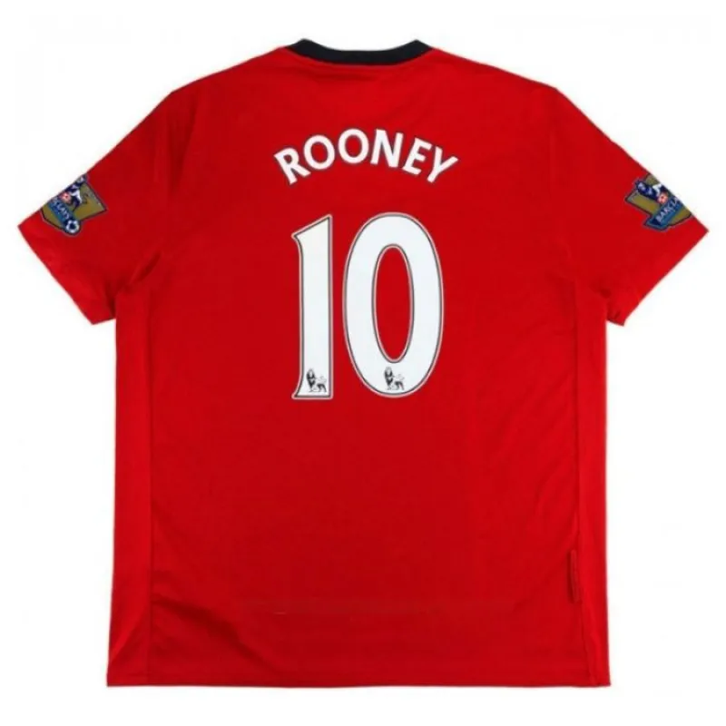 Manchester United ROONEY 2009/10 Camiseta retro local - Roja