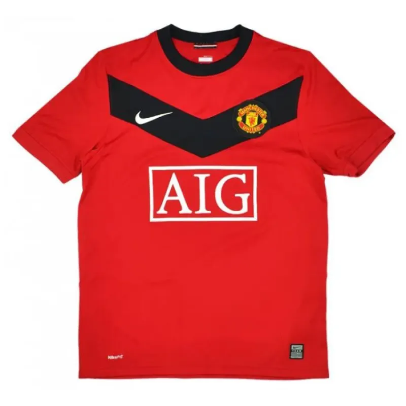 Manchester United SCHOLES 2009/10 Camiseta retro local - Roja