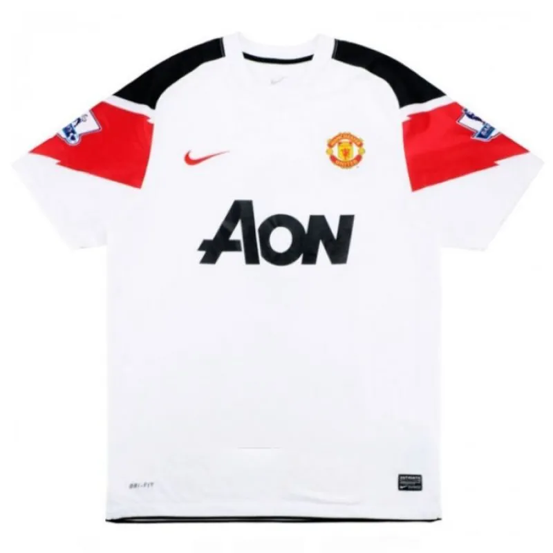 Maglia Away Retrò Manchester United 2010 2012 - Bianca