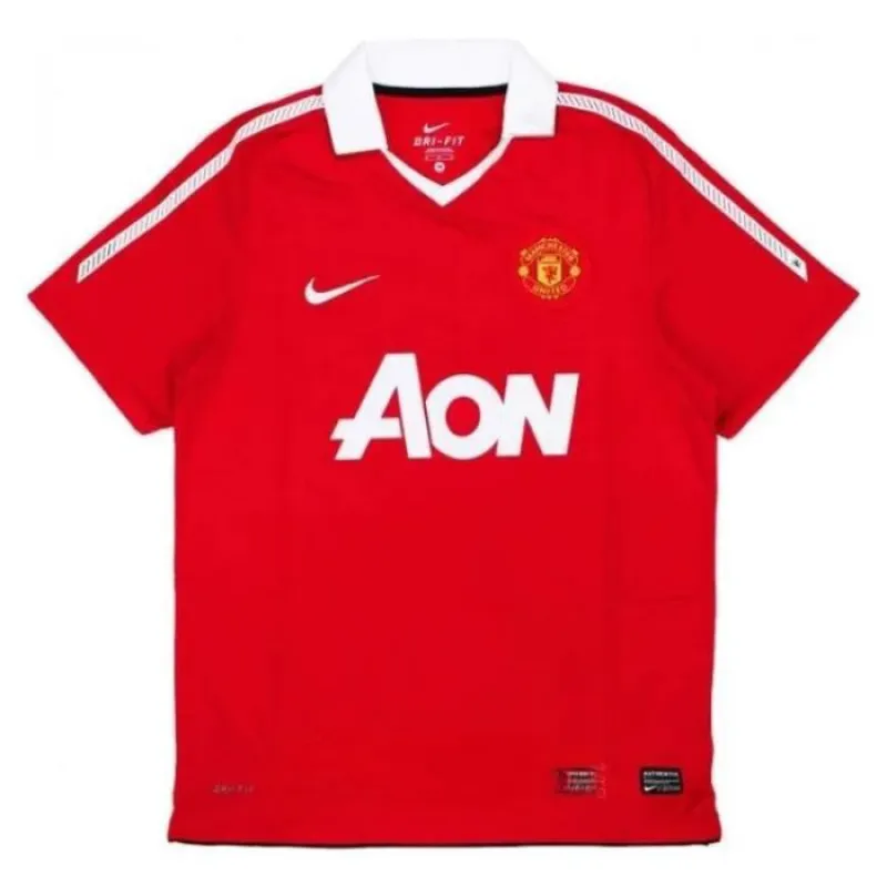 Manchester United 2010/11 Retro-Heimtrikot - Rot