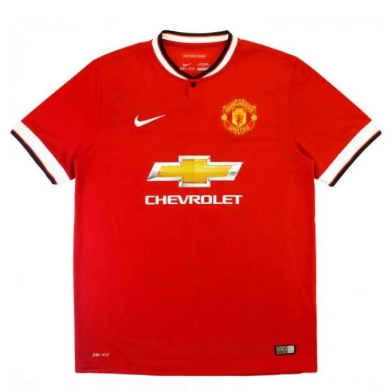 Manchester United 2014/15 Maillot domicile rétro - Rouge