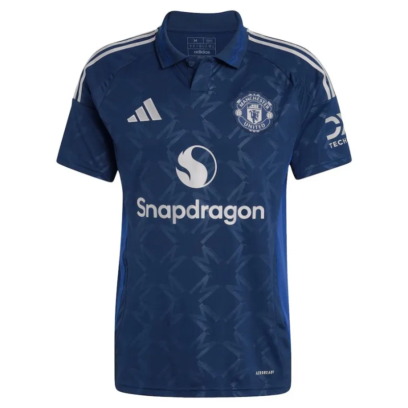 Højlund's Manchester United 2024/25 Away Jersey - Blue