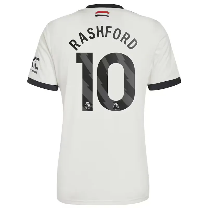 Rashfords Manchester United 2024/25 Drittes Trikot - Weiß
