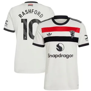 Rashfords Manchester United 2024/25 Drittes Trikot - Weiß