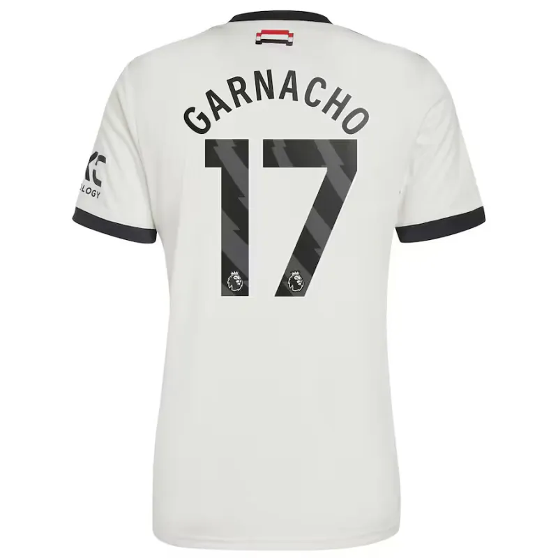 Terza maglia di Manchester United 2024/25 di Garnacho - Bianca