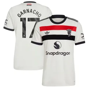Garnachos Manchester United 2024/25 Drittes Trikot - Weiß