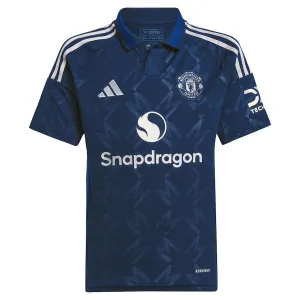 Manchester United 2024/25 Kinderauswärtstrikot - Blau