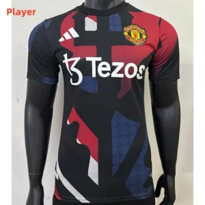 Manchester United 2024/25 Spieler-Trainings-Trikot - Schwarz/Rot