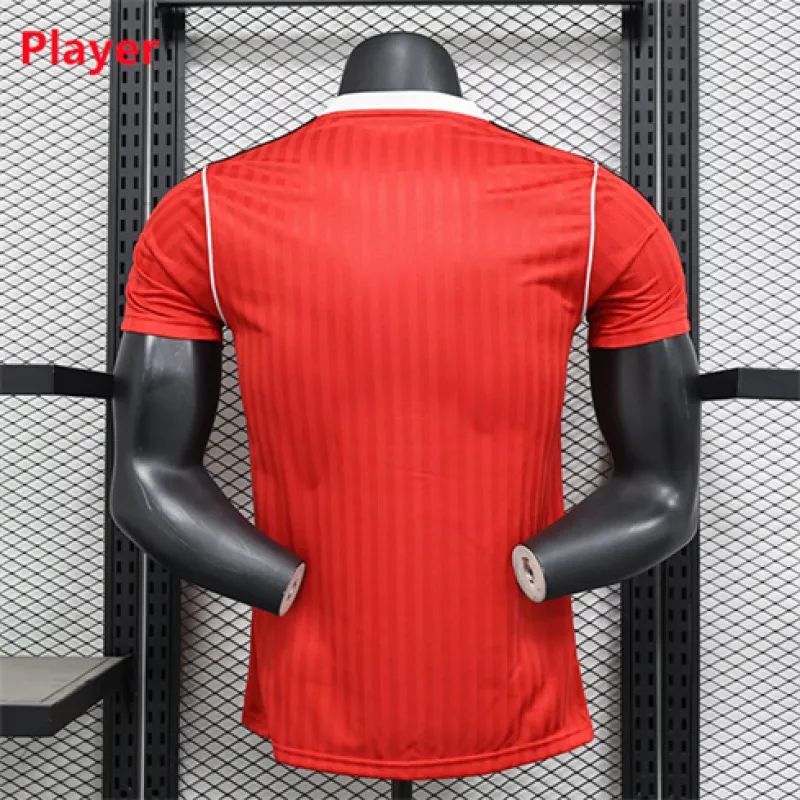 Manchester United 2024/25 Spieler-Trainings-Trikot - Schwarz/Rot