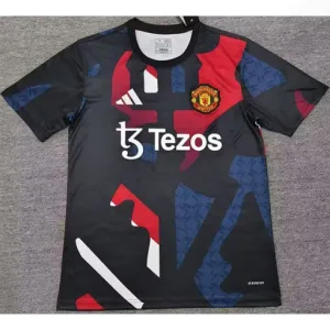 Manchester United 2024/25 Vorspiel-Trikot - Schwarz