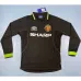 Manchester United 1998/99 Langarm - Retro - Trikot - Schwarz