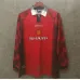 Manchester United 1996 Retro - Heim - Langarm - Trikot - Rot
