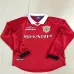 Manchester United 1999 UEFA Champions League Finale Langarm - Retro - Trikot - Rot