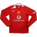 Maillot rétro manches longues domicile de Manchester United 2005/06 - Rouge