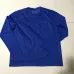 Maillot rétro manches longues d'extérieur de Manchester United 2007/08 - Bleu