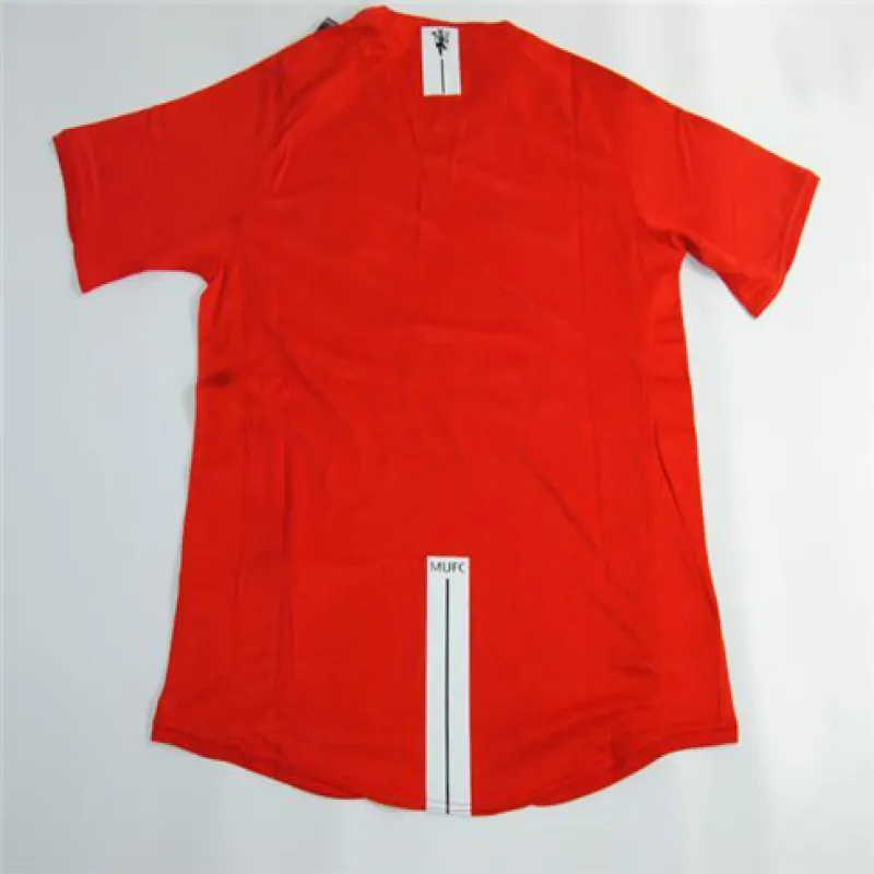 Maillot rétro de la finale de la Ligue des Champions UEFA 2007/08 de Manchester United - Rouge