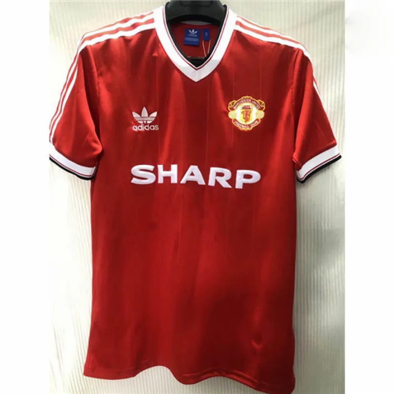 Maillot rétro domicile de Manchester United 1984 - Rouge