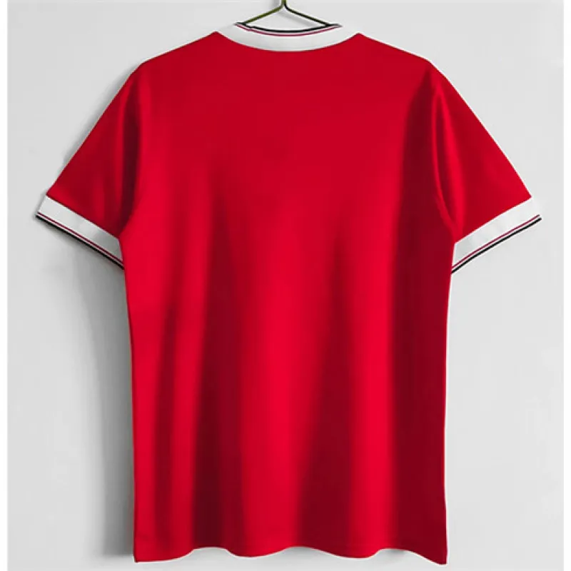 Maillot rétro domicile de Manchester United 1983 - Rouge