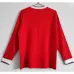 Maillot rétro à manches longues domicile rouge de Manchester United en 1983