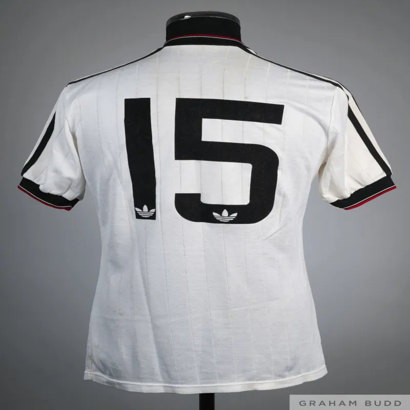Maillot rétro d'extérieur blanc de Manchester United en 1983