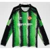 Maillot rétro à manches longues du gardien de Manchester United 1990/91 - Vert/Noir