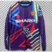 Maillot rétro à manches longues du gardien de Manchester United 1992/93 - Violet
