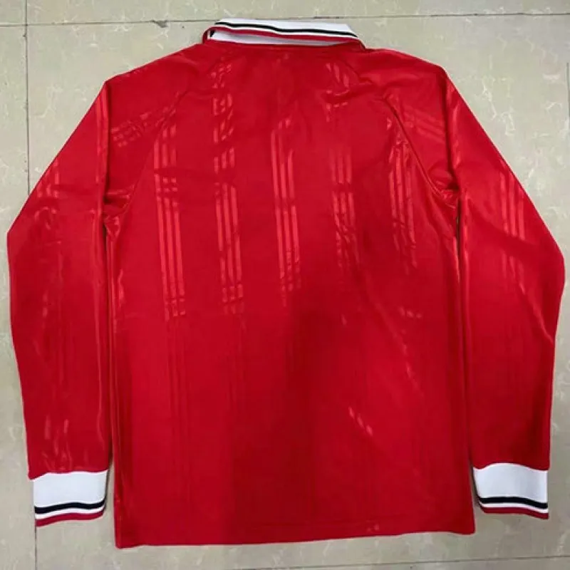 Maillot rétro pour enfants de Manchester United 1999/00 - Rouge