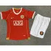 Maillot rétro pour enfants de Manchester United 2005/06 domicile - Rouge