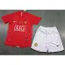 Maillot rétro pour enfants de Manchester United 2007/08 domicile - Rouge