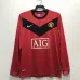 Manchester United Retro Langärmel-Heim-Trikot 2010 - Rot