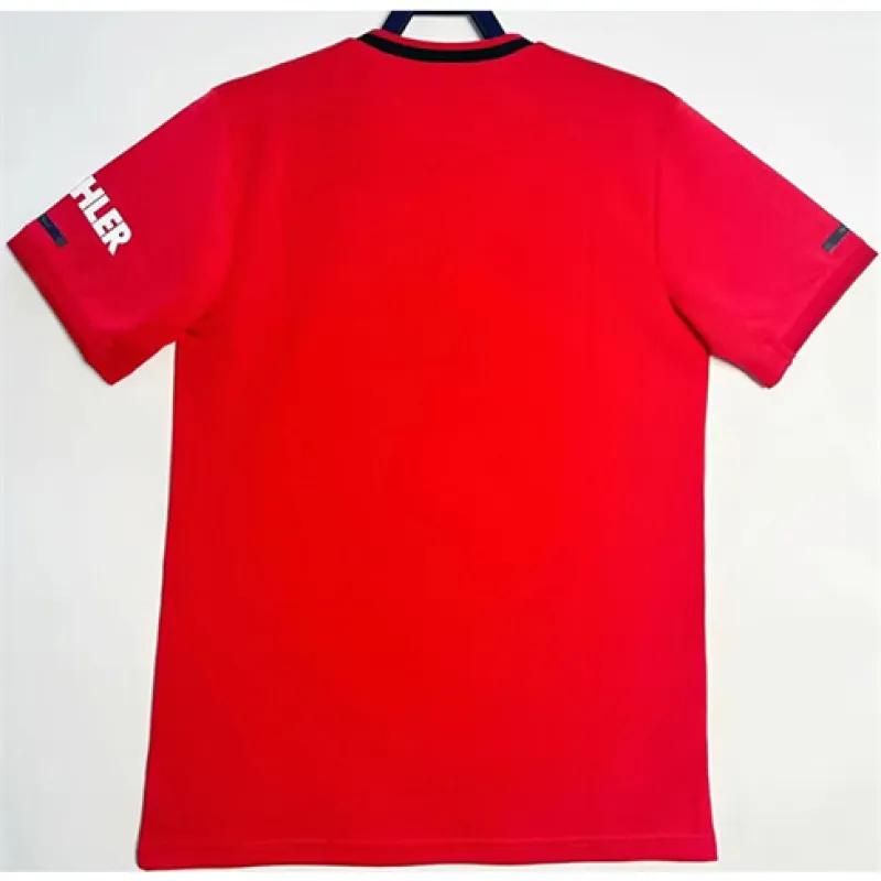 Manchester United 2019/20 Retro Heim Trikot- Rot
