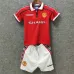 Maillot rétro pour enfants de Manchester United 1998/99 domicile - Rouge