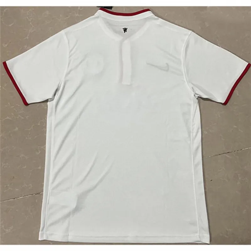 Maillot rétro troisième de Manchester United 2013/14 - Blanc