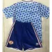 Maillot rétro pour enfants de Manchester United 1990 - 92 Extérieur - Bleu