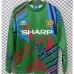 Maillot rétro à manches longues du gardien de Manchester United 1992/93 - Vert