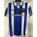 Maillot rétro d'extérieur de Manchester United 1994 - 96 - Bleu/Blanc
