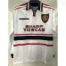 Maglia retro a maniche lunghe di trasferta di Manchester United 1998 - Bianca