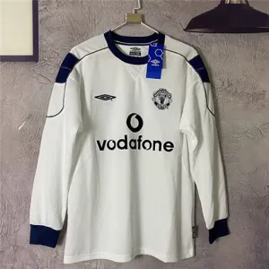 Manchester United Retro Long-Sleeve Jersey 1999/00 Away - White