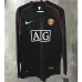 Manchester United Retro Langärmel Drittes Trikot 2007/08 - Schwarz