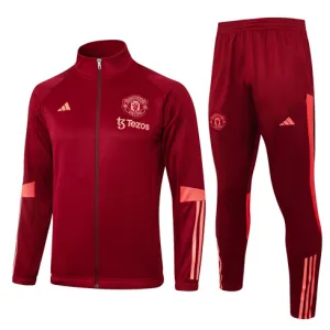 Manchester United Sportjacke 2024/25 Weinrot
