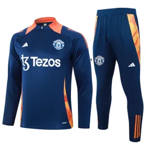 Manchester United Sportanzug 2024/25 Blau