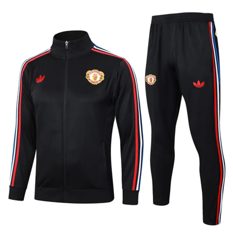 Manchester United Sportjacke 2024/25 Schwarz