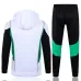 Costume de sport avec capuche pour enfants de Manchester United 2024/25 Blanc