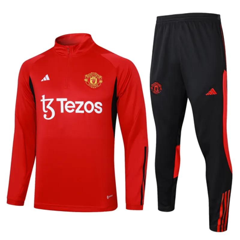 Manchester United Kinder-Sportanzug 2024/25 Rot